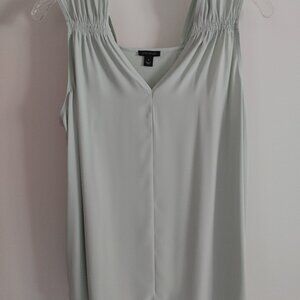 sleeveless shell top
